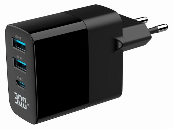 Gembird USB laadija 30W 3-port