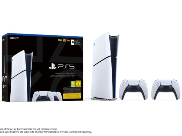 Sony PlayStation 5 Slim Digital + 2 pulti