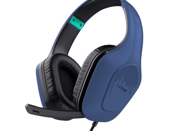 Trust mänguripeakomplekt GXT415B Zirox sinine 24991