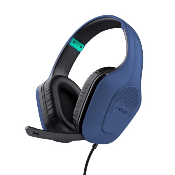 Trust mänguripeakomplekt GXT415B Zirox sinine 24991