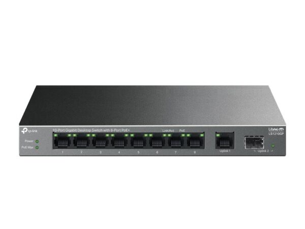 ELKO: 1420722 TP-Link võrgulüliti LS1210GP 8-port PoE+