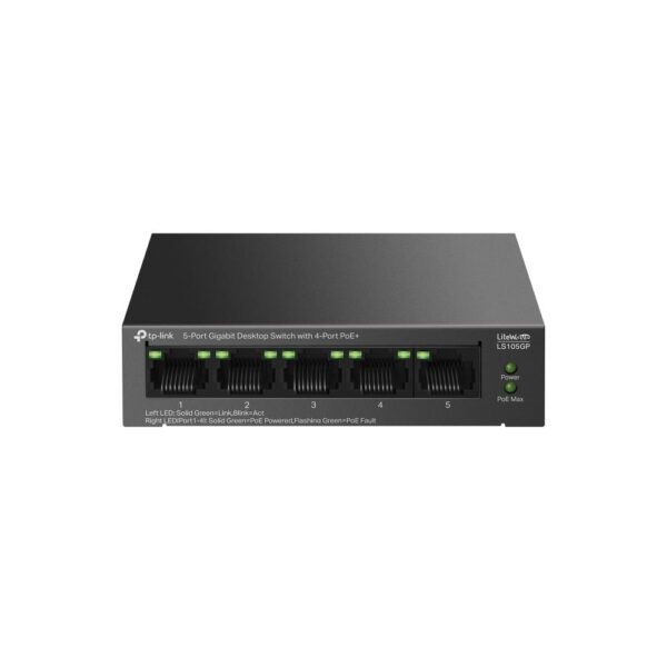 TP-Link võrgulüliti LS105GP 5-port PoE+