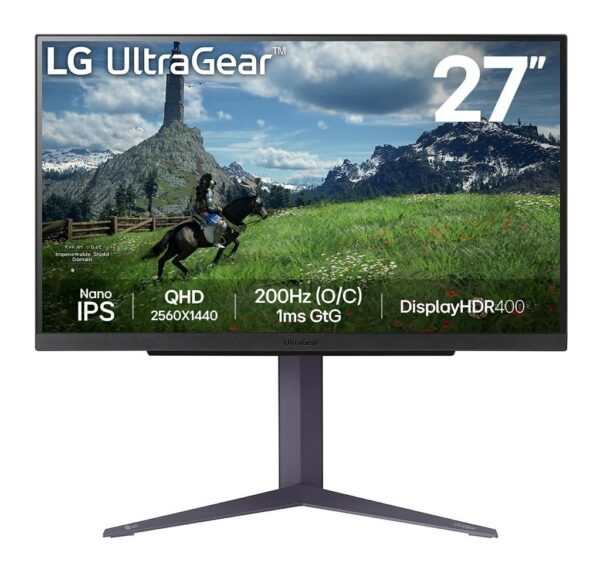 LG 27GS85Q-B 27" QHD 180Hz mängurimontitor