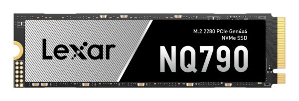 Lexar NQ790 1TB NVMe SSD heatsinkiga