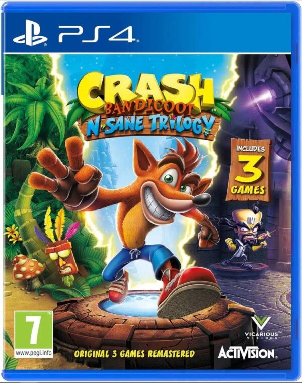 Sony mäng Crash Bandicoot N. Sane Trilogy PS4