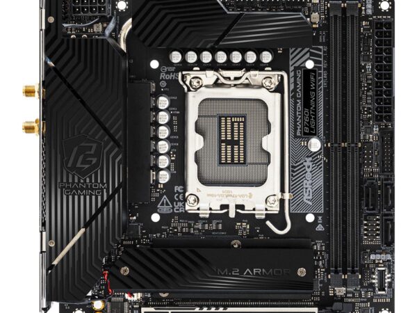 ELKO: 1422610 ASRock B760I Lightning WiFi Mini-ITX emaplaat