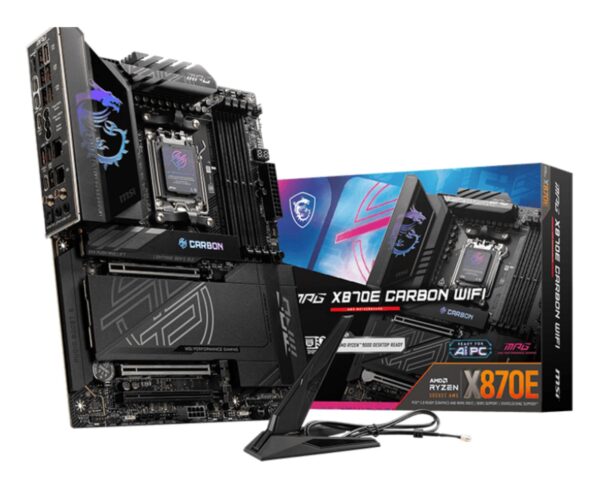 MSI MPG X870E Carbon WiFi emaplaat (AM5, DDR5, ATX)