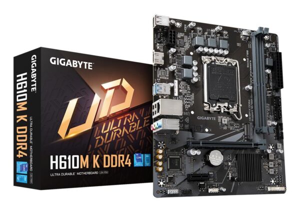 Gigabyte emaplaat H610M K DDR4 2.0 LGA1700 Micro-ATX
