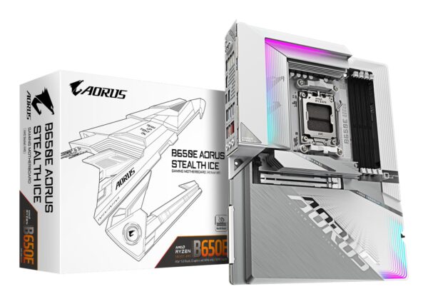 ELKO: 1423414 Gigabyte B650E AORUS Stealth Ice emaplaat