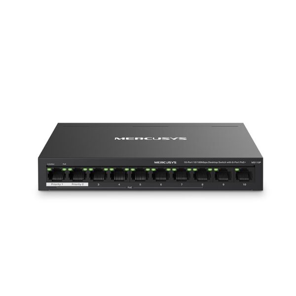 Mercusys võrgulüliti MS110P 10-port PoE+