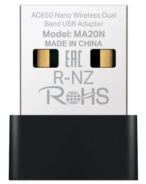 ELKO: 1423569 Mercusys WiFi adapter USB Nano MA20N