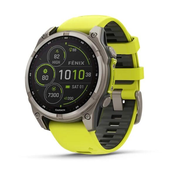 Garmin | Fenix 8 Sapphire Solar nutikell | 010-02906-21 | Kollane