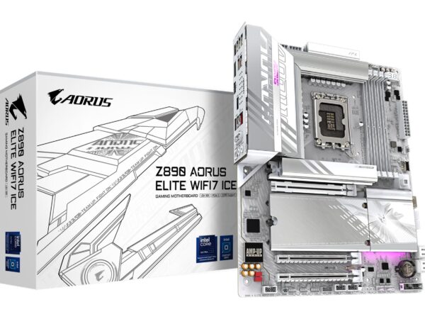 ELKO: 1425656 Gigabyte Z890 AORUS Elite WiFi7 Ice emaplaat