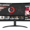 LG 34WR50QK-B 34" UltraWide QHD kaardus monitor