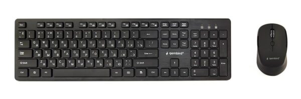 Gembird juhtmevaba klaviatuuri-hiire komplekt RUS Desktop KBS-WCH-04-RU