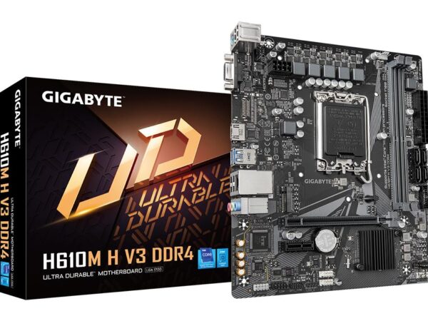 Gigabyte emaplaat H610M H V3 DDR4 LGA1700 Micro-ATX