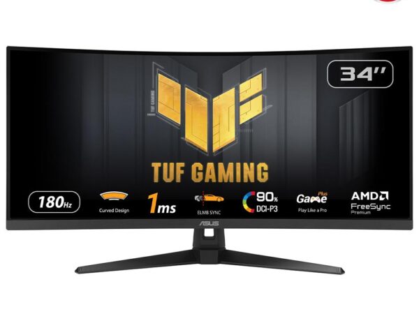 ELKO: 1427637 ASUS TUF Gaming VG34VQ3B 34" kaardus mängurimonitor