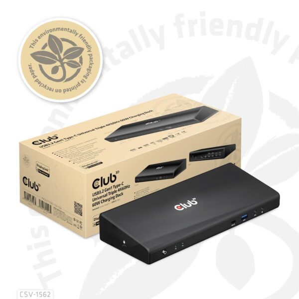 Club3D USB-C docking station 60W CSV-1562