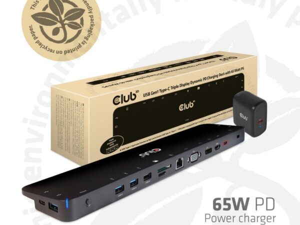 ELKO: 1427789 Club3D USB-C 65W dokkimisjaam