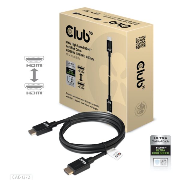 Club3D HDMI-kaabel 2m CAC-1372