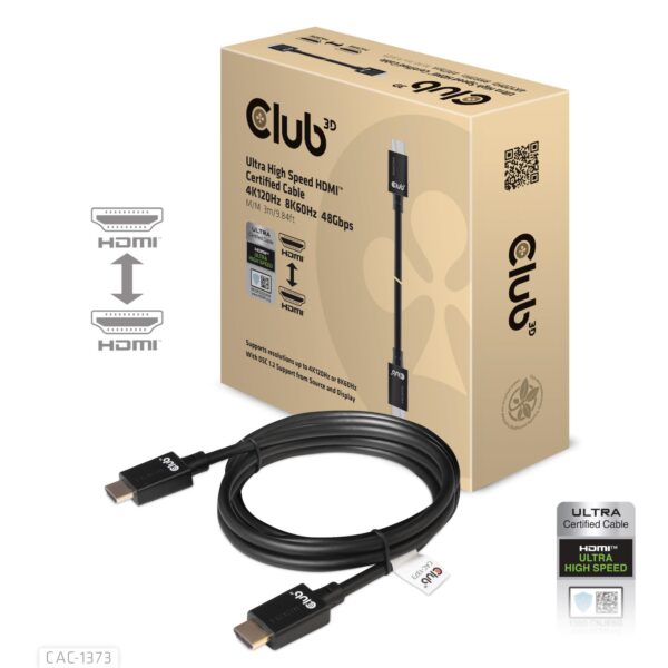 Club3D HDMI-kaabel 3m CAC-1373