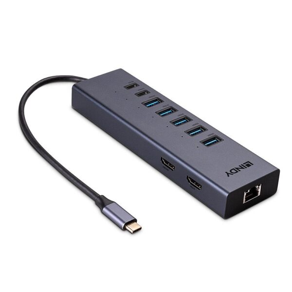 Lindy usb-c dokkimisjaam DST-Mini Duo 43373