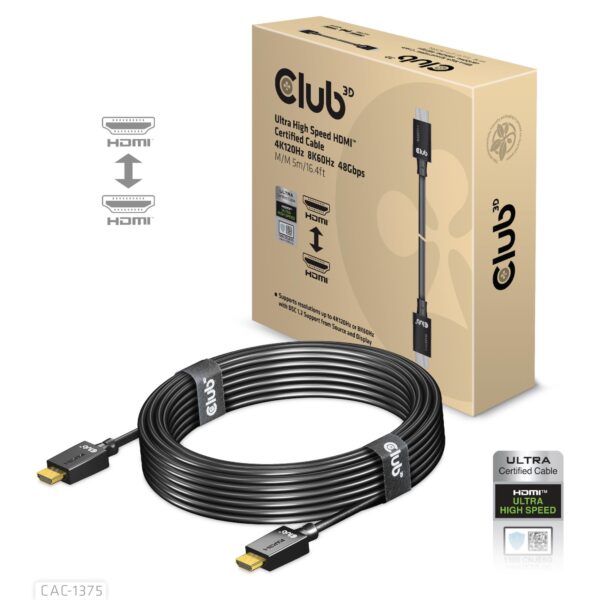 Club3D HDMI-kaabel 5m CAC-1375