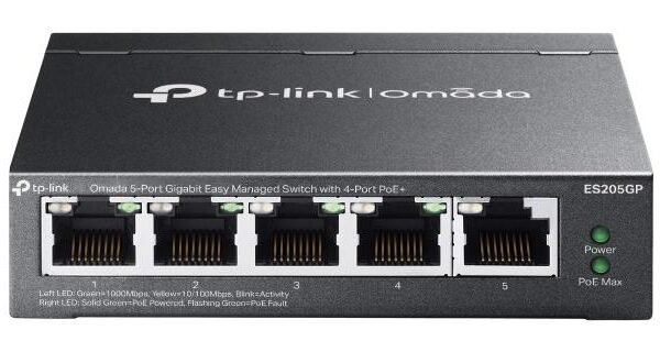 ELKO: 1428285 TP-Link võrgulüliti Omada ES205GP 4-port PoE