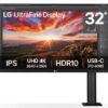 LG 32UN880K-B 31.5" 4K IPS monitor (ergonoomiline jalg)