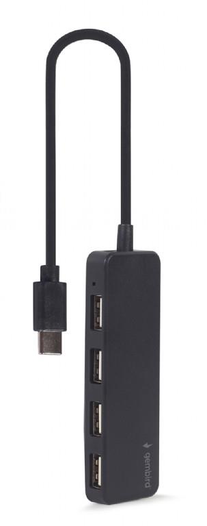Gembird USB-C hub 4-porti