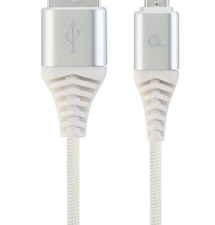 Gembird | USB2 to Micro-USB kaabel 1m | Black/White | CC-USB2B-AMMBM-1M-BW2