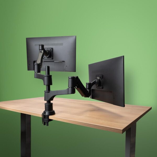 R-GO Tools | Kahekordne monitorihoob Caparo | RGOVLCA4TWSI | Hõbedane