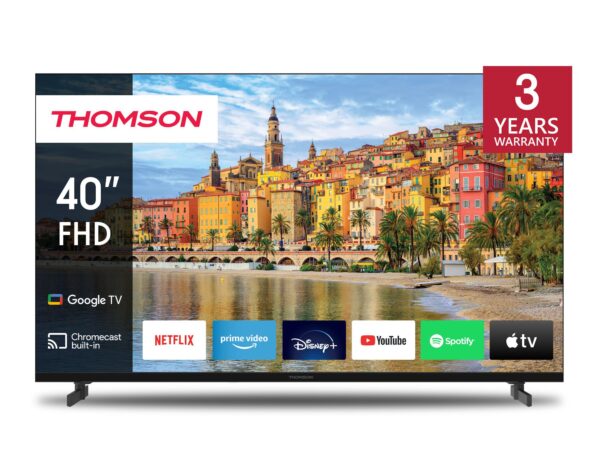 ELKO: 1431431 Thomson 40FG2S14 | 40” Full HD Smart TV | Google TV | Must | WiFi | Bluetooth