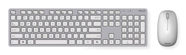 ASUS juhtmevaba klaviatuuri ja hiire komplekt W5000 valge