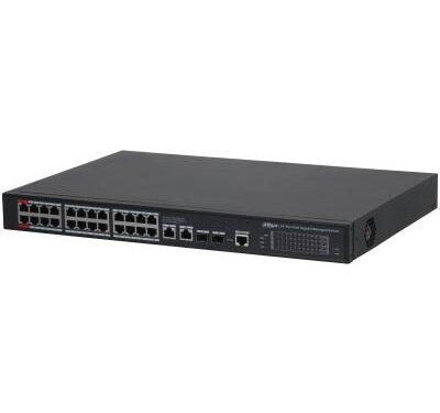 ELKO: 1432588 Dahua 24-port PoE switch (S4228-24GT-360)