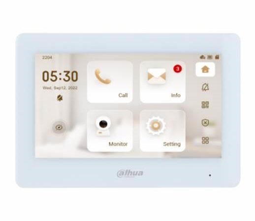 ELKO: 1432619 Dahua VTH5421HW-W IP videofon monitor WiFi