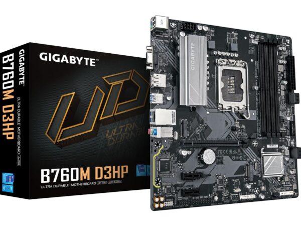 Gigabyte emaplaat B760M D3HP DDR5 LGA1700 Micro-ATX