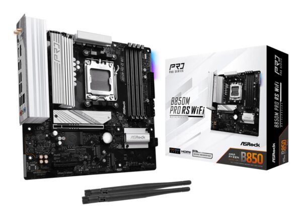 ELKO: 1433277 Asrock B850M Pro RS wifi am5 ddr5 emaplaat