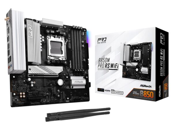 ELKO: 1433277 Asrock B850M Pro RS wifi am5 ddr5 emaplaat
