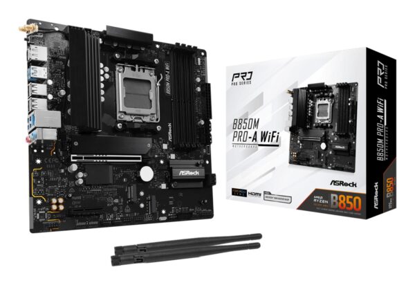 ELKO: 1433279 Asrock B850M Pro-A wifi am5 ddr5 emaplaat