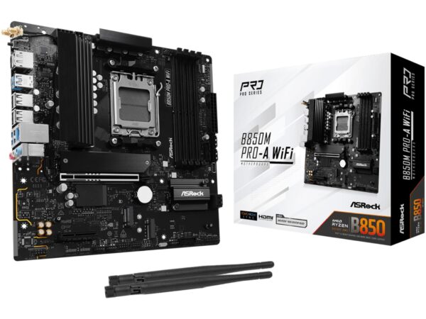 ELKO: 1433279 Asrock B850M Pro-A wifi am5 ddr5 emaplaat