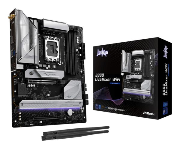 ASRock B860 LiveMixer WiFi emaplaat