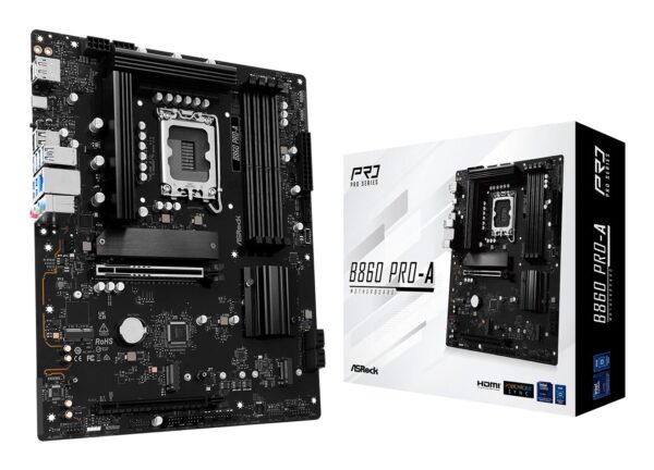 ELKO: 1433289 Asrock B860 Pro-A lga1851 ddr5 emaplaat