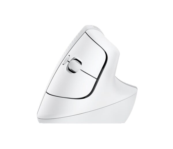 Logitech vertikaalne juhtmevaba hiir valge paremakäeline
