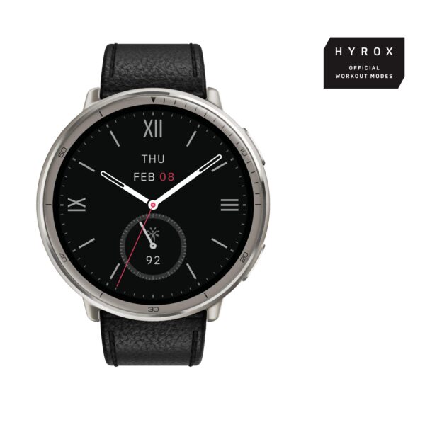 Amazfit | Active 2 nutikell | W2433EU1N | Must/Nahk