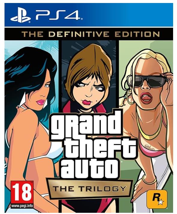 Sony mäng Grand Theft Auto Trilogy PS4