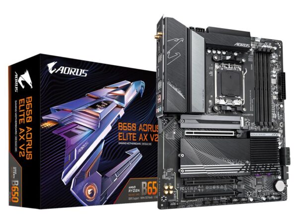Gigabyte B650 AORUS Elite AX V2 emaplaat