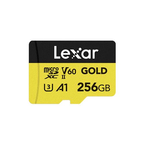 Lexar | microSDXC GOLD mälukaart 256GB | UHS-II | LMSGOLD256G-BNNNG