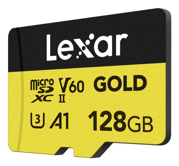 Lexar | microSDXC GOLD mälukaart 128GB | UHS-II | LMSGOLD128G-BNNNG