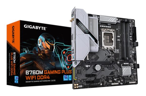 Gigabyte B760M GP wifi ddr4 lga1700 emaplaat